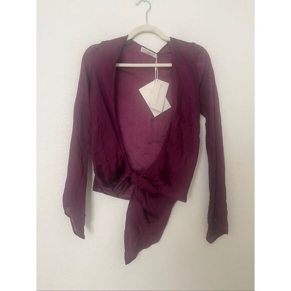 Savannah Morrow Chiara Silk Blouse NEW NWT - Picture 2 of 7